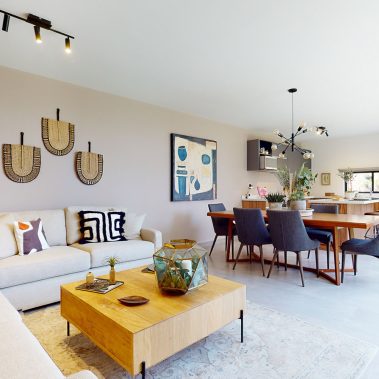 sala comedor Unio residencial Casa B